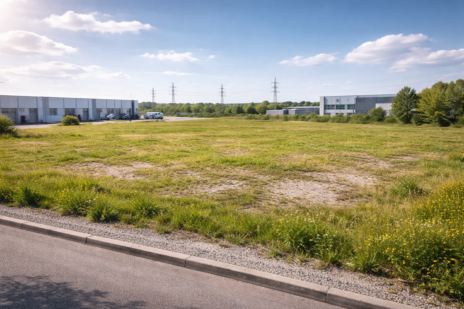 Gewerbefläche in Industriegebiet — geeigneter Standort für Batteriespeicher